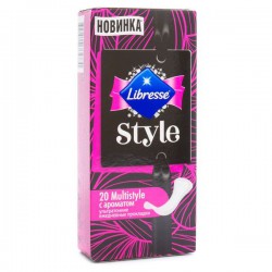 Прокладки женские ежедневные Libresse Стайл мультистайл део ультратонкие с ароматом 20 шт.