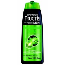 Шампунь для мужчин Garnier Фруктис ежедневный заряд для нормальных волос 400 мл