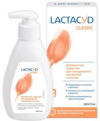 Средство для интимной гигиены, Lactacyd (Лактацид) 200 мл деликатное флакон с дозатором