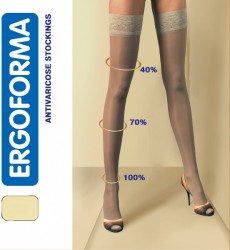 Чулки антиварикозные Ergoforma 2 класс компрессии 23-32 мм р. 3