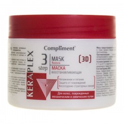Маска Compliment Кераплекс 3Д для поврежденных волос восстанавливающая 300 мл