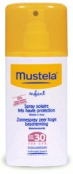 Спрей солнцезащитный для детей Mustela бебе SPF 30 100 мл