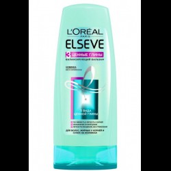 Бальзам Elseve Балансирующий 3 Ценные Глины для волос жирных у корней и сухих на кончиках 200 мл