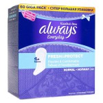 Прокладки женские ежедневные, Always (Олвейз) 60 шт нормал