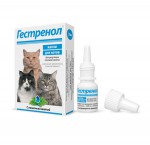 Гестренол, капли для приема внутрь 1.5 мг+0.015 мг 1.5 мл для кошек